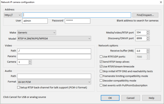 ip camera with rtsp support